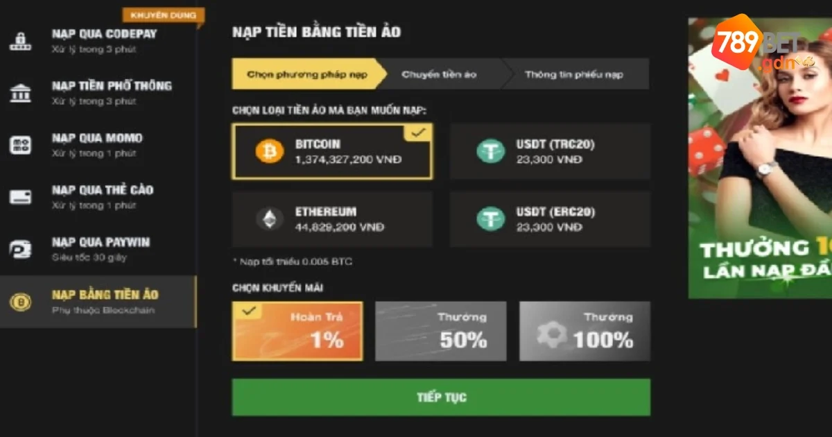 Rút Tiền 789Bet Dễ Dàng, Tiện Lợi, Không Mất Nhiều Thời Gian 2 Các Phương Thức Rút Tiền 789Bet Phổ Biến Bạn Cần Biết