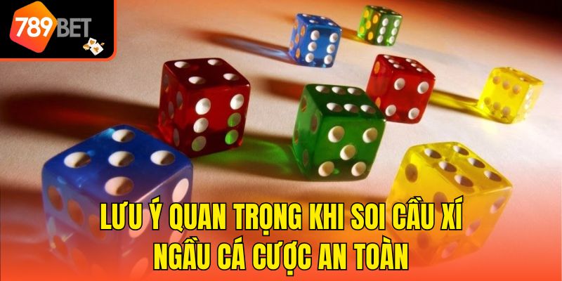 Lưu ý quan trọng khi soi cầu xí ngầu cá cược an toàn